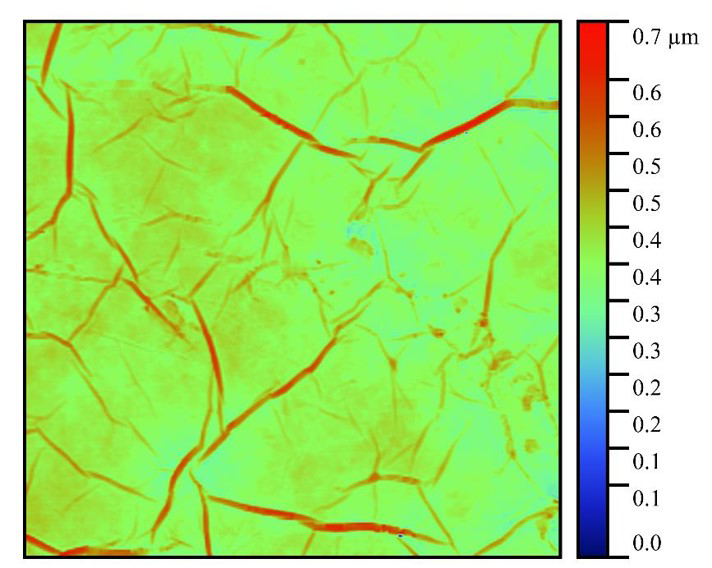 Пленка восстановленного оксида графена (GO). Полуконтактный метод.