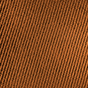 <p>Параллельные полуцилиндрические мицеллы на ВОПГ. Полуконтактная АСМ.</p>